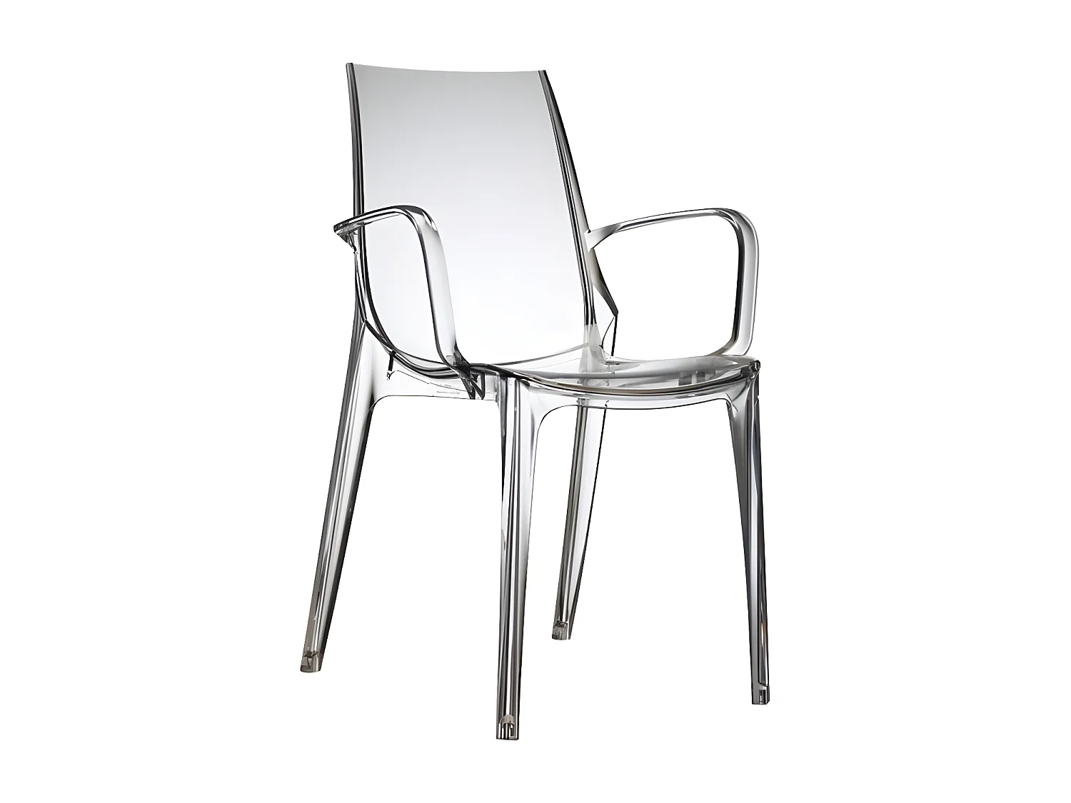 Chaise design avec accoudoirs - polycarbonate - SCAB DESIGN