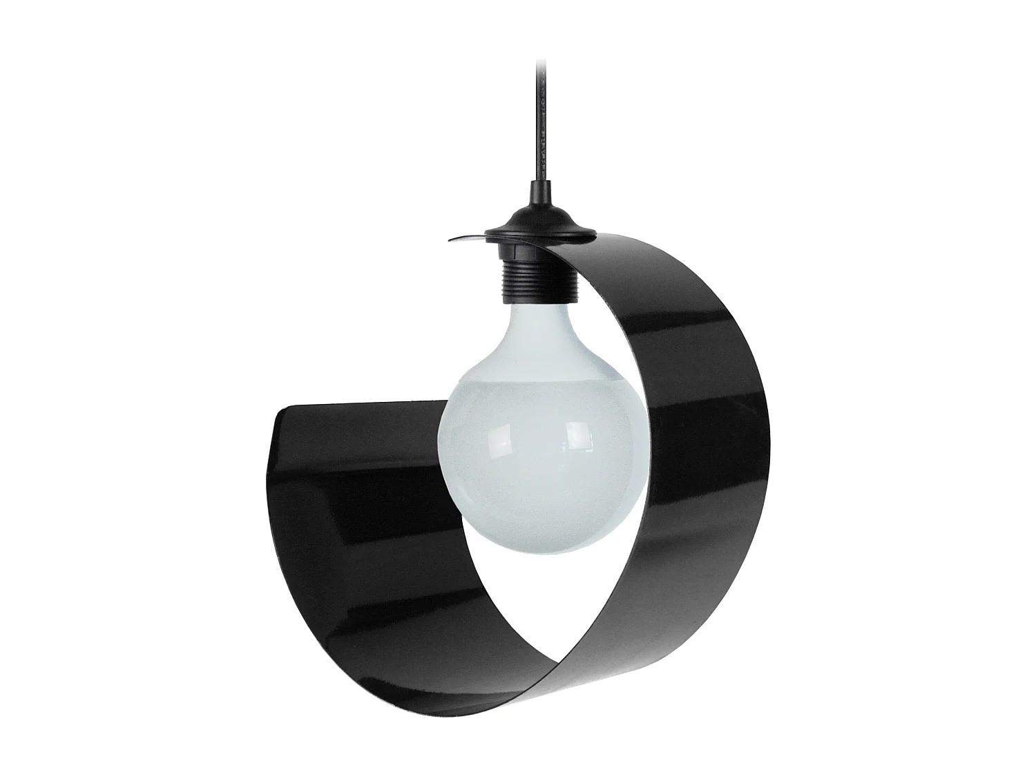 Suspension d'Enfant TOSEL ,métal,Noir ,H 85xD20x P 20cm