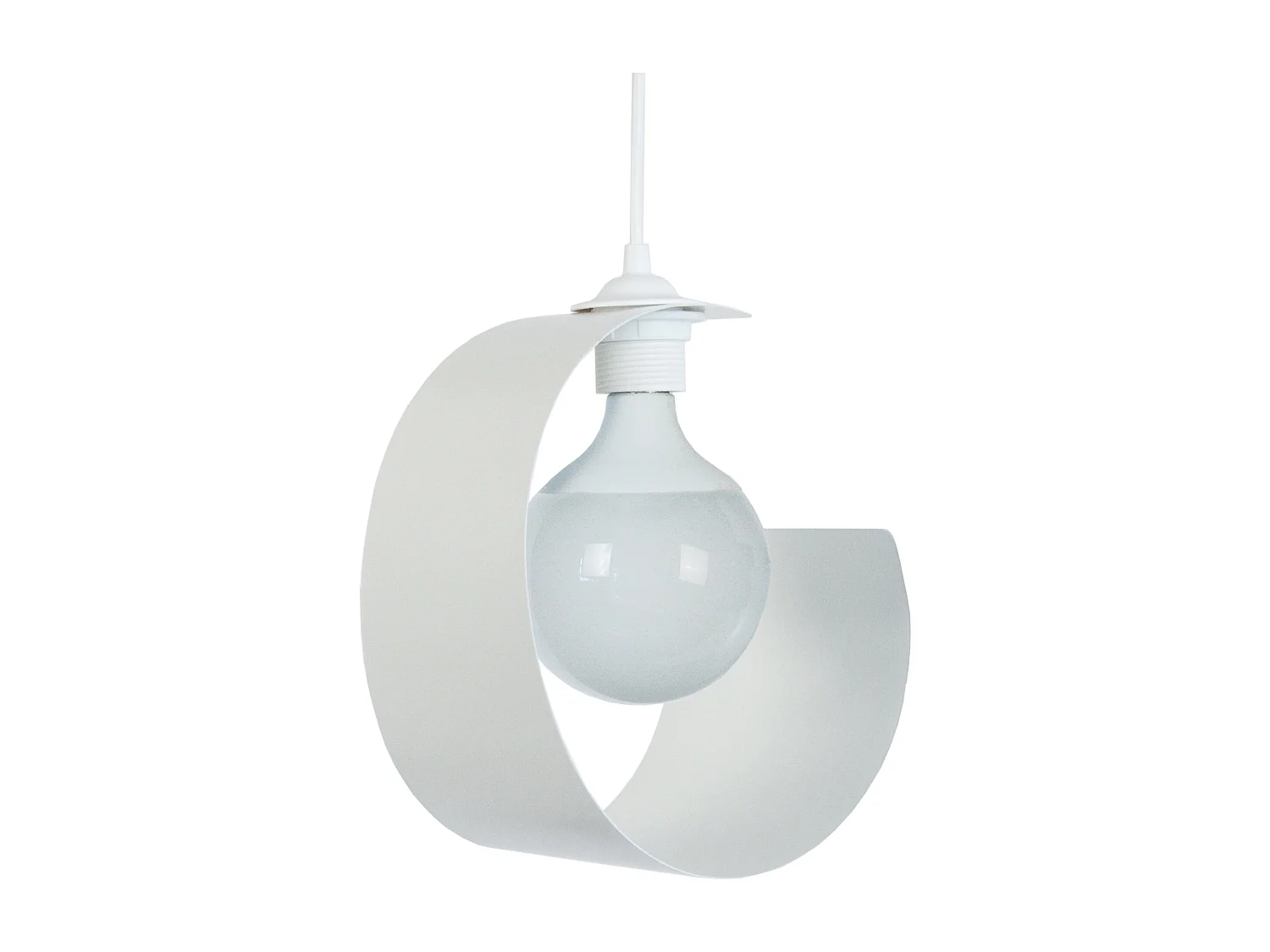 Suspension d'Enfant TOSEL ,métal,Blanc , H85xD20xP 20cm