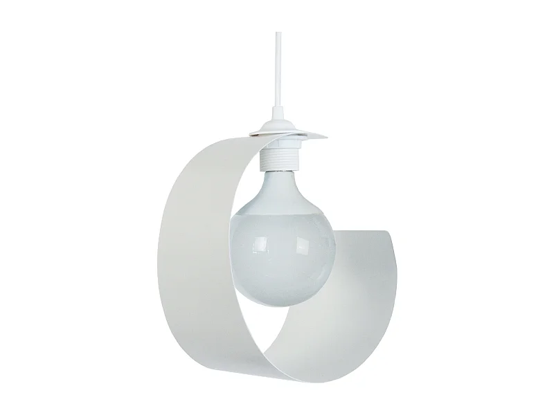 Suspension d'Enfant TOSEL ,métal,Blanc , H85xD20xP 20cm