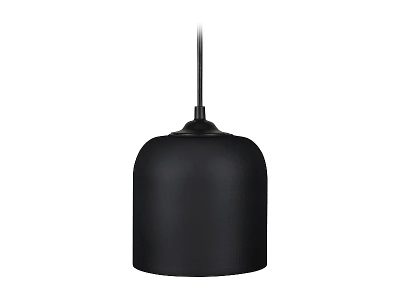 Suspensão TOSEL  FORNO metal geométrico preto D50 x  H80  cm