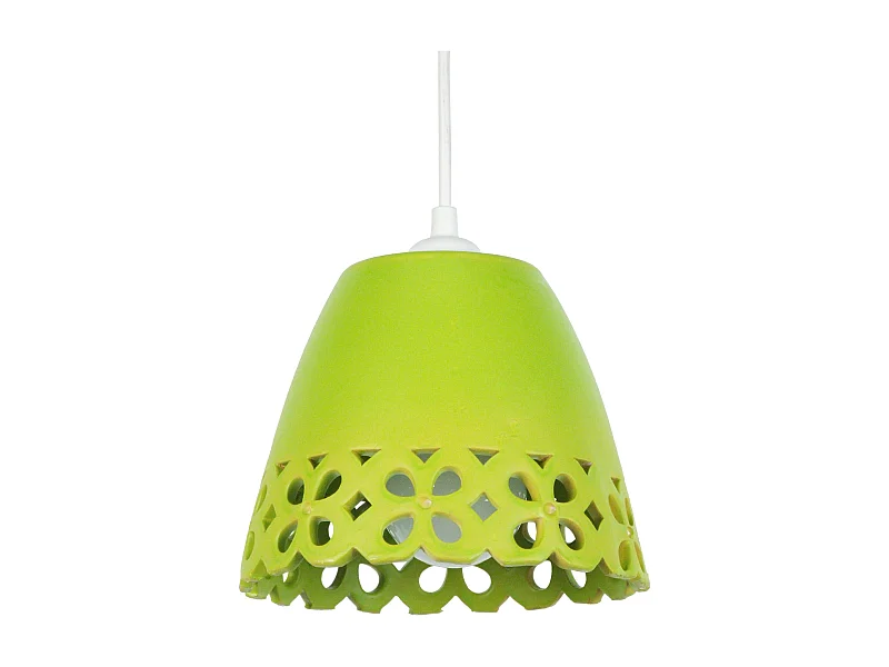 Suspensão TOSEL  FARO metal cúpula preto D18 x  H84  cm