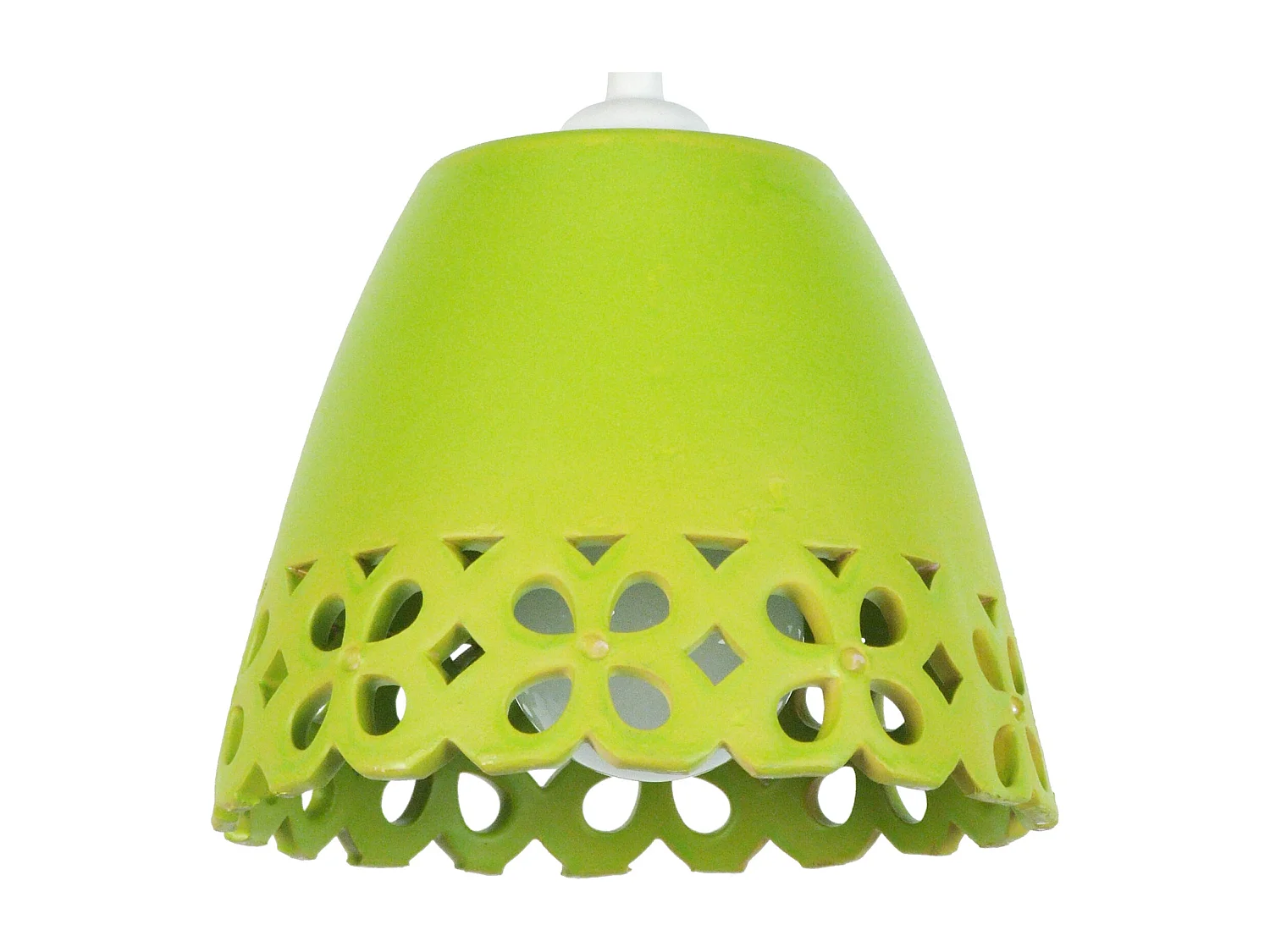 Suspensión  TOSEL ,arcilla,Blanco, A70xD17xP17cm