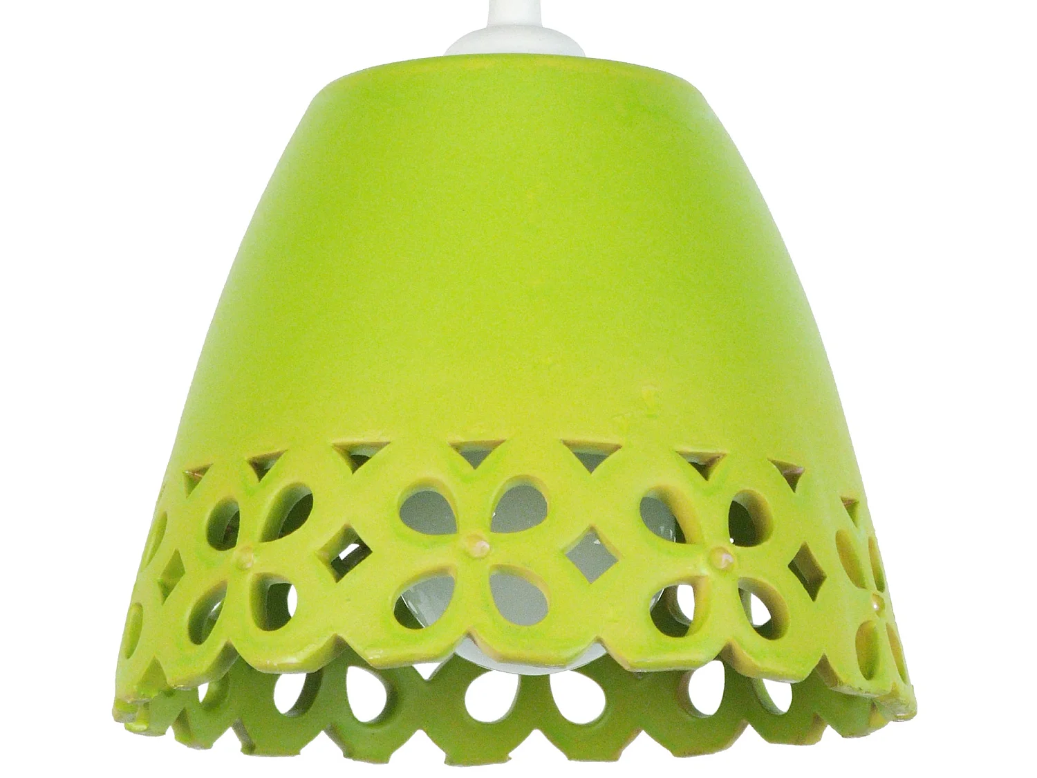 Suspension TOSEL ,céramique,Blanc , H70xD17xP17cm