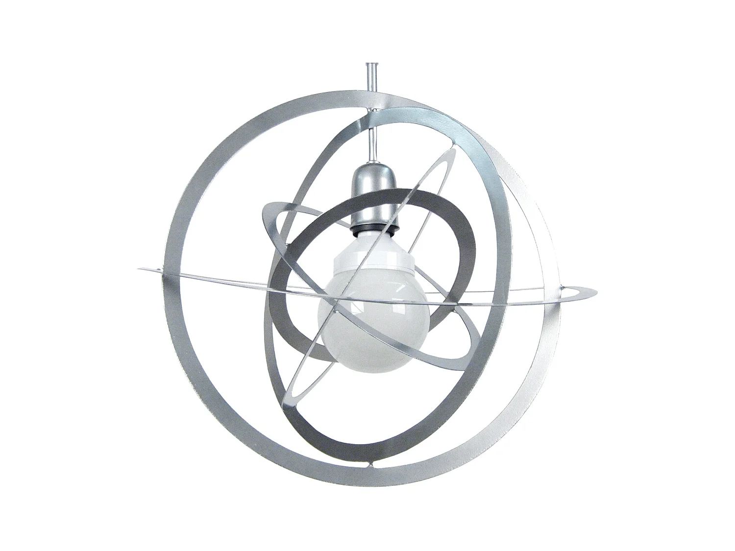 Suspensión  TOSEL ,metal,Aluminio ,A 100x D40xP40cm