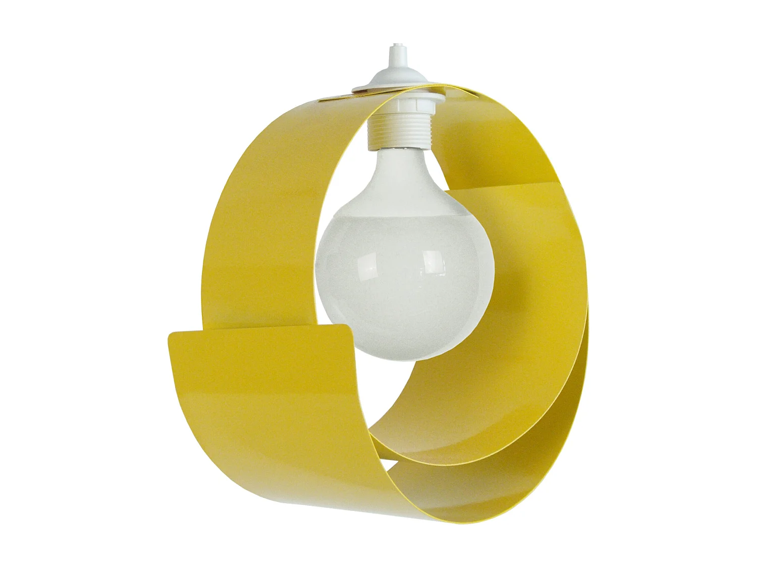 Suspensión  TOSEL ,metal, AMARILLO ,A100xD45xP45cm