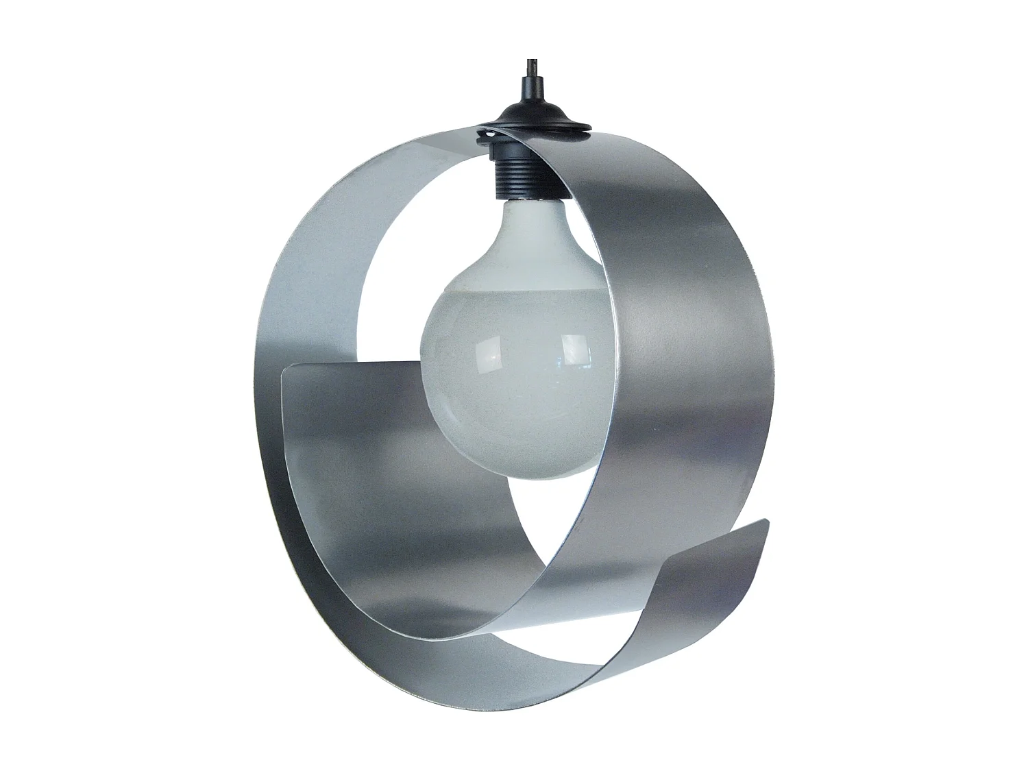 Suspensión  TOSEL ,metal,Aluminio , A 86xD28xP28cm