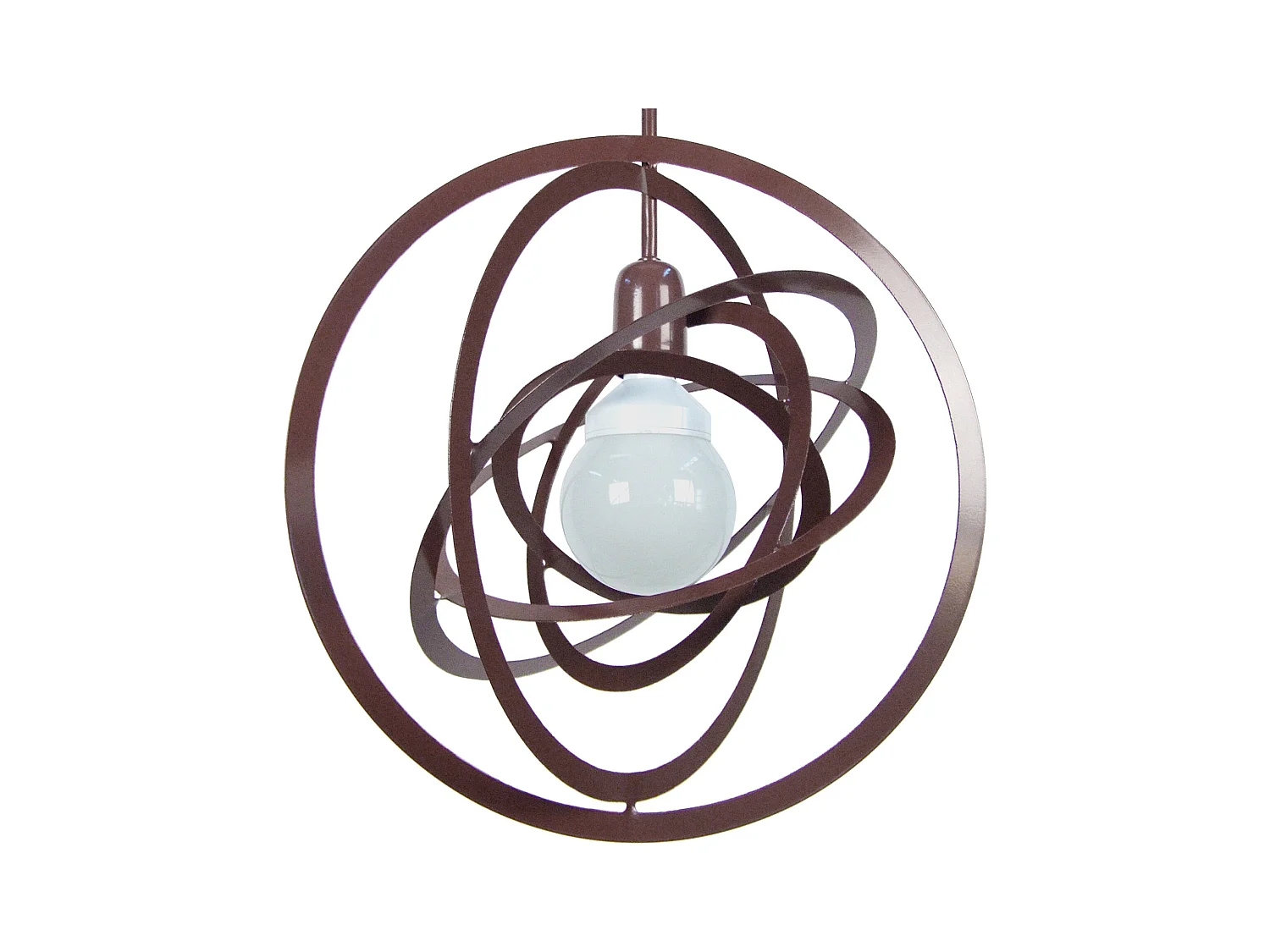 Suspensión  TOSEL ,metal,Marrón, A100xD40xP 40cm