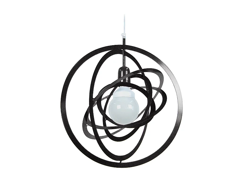 Suspensión  TOSEL ,metal,Negro ,A 100xD40x P 40cm