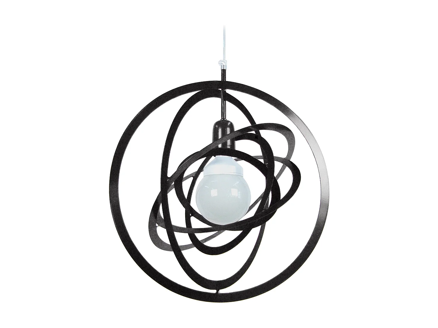 Suspension TOSEL ,métal,Noir ,H 100xD40x P 40cm