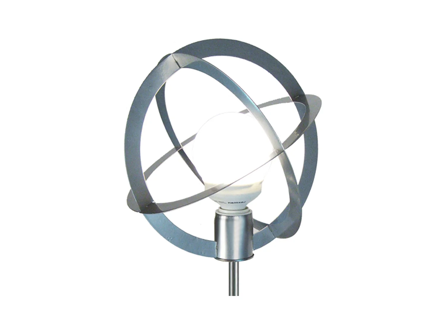 Lámpara de Pie TOSEL ,metal,Aluminio ,A165xD28xP28cm