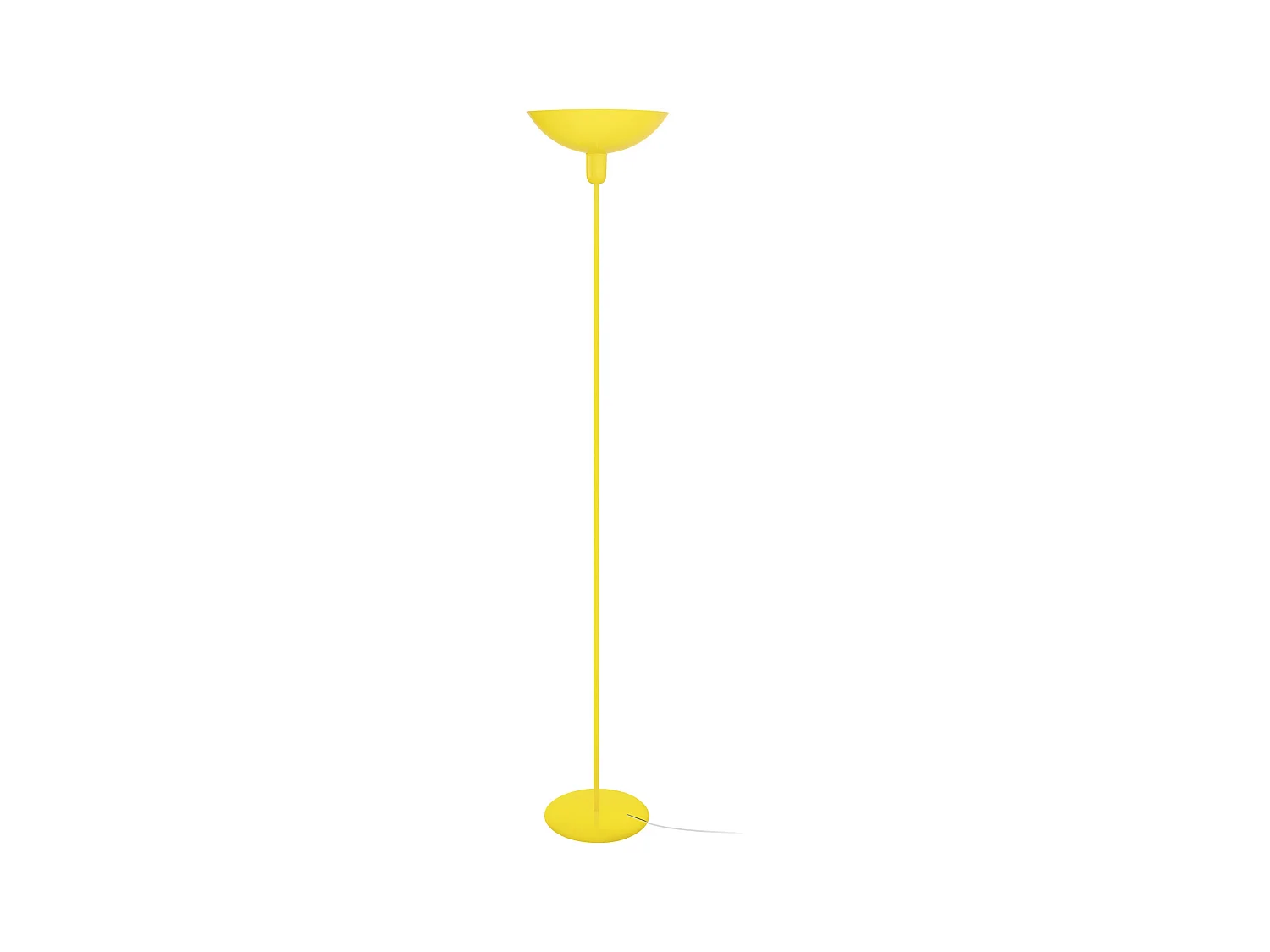 Lampadaire TOSEL ,métal,Jaune ,H165xD30xP30cm
