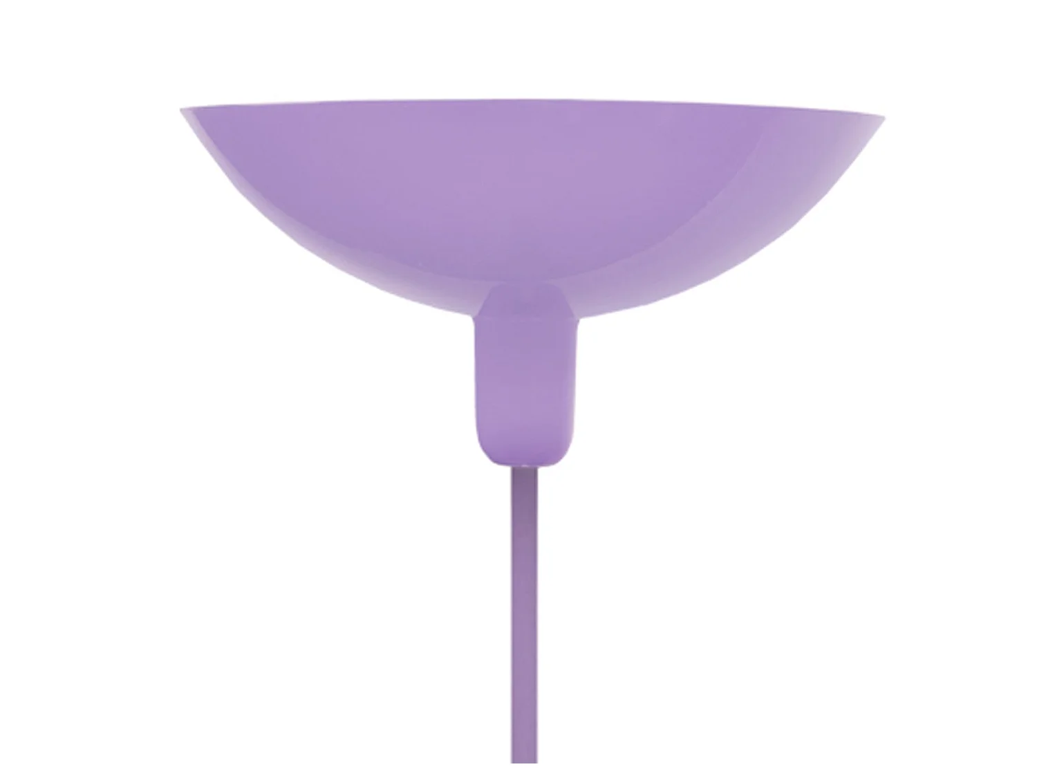 Lampada da terra metallo coluna DEMI LUNE color de malva  D'30 cm