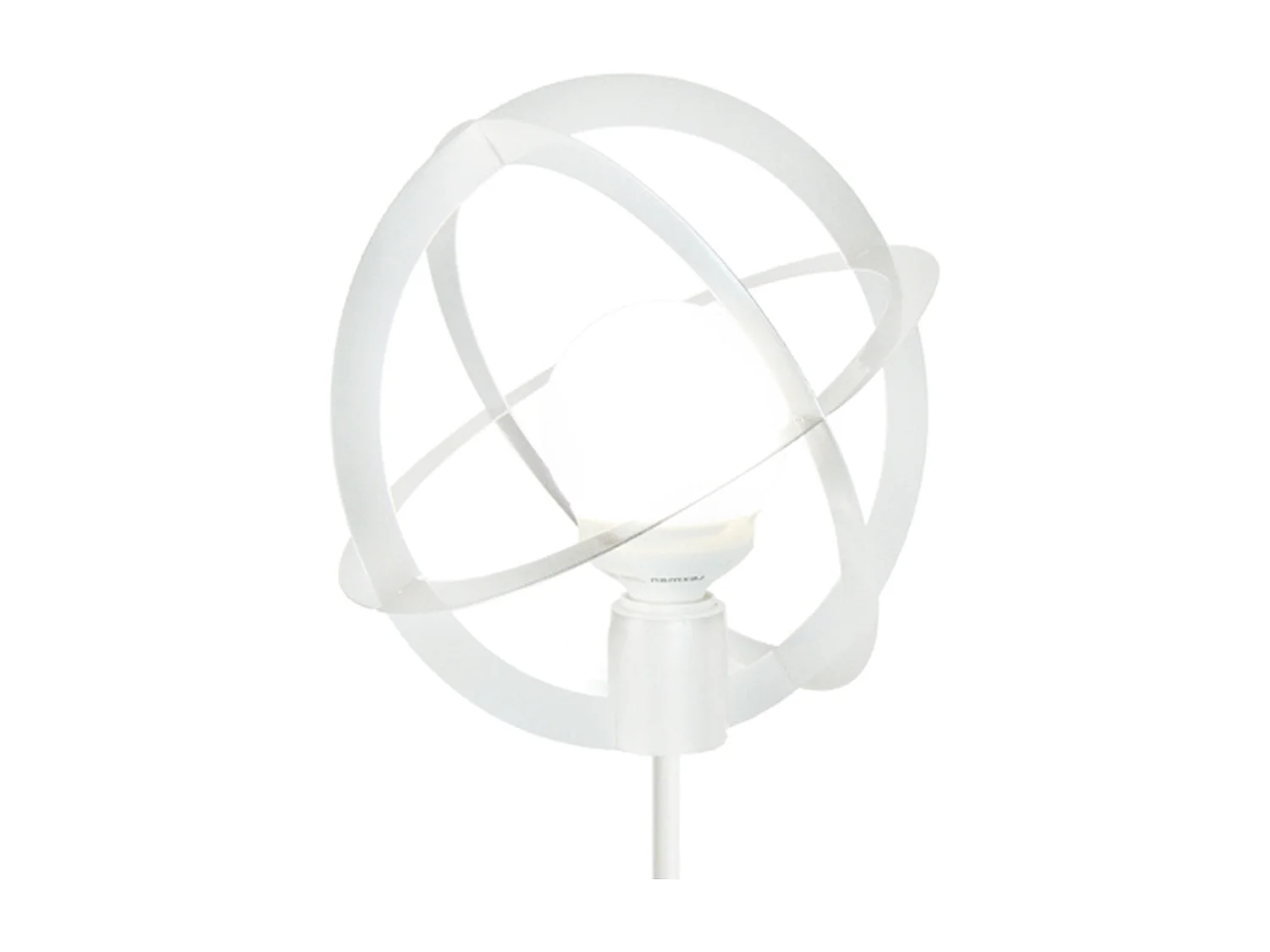 Lampadaire TOSEL ,métal,Blanc  ,H165xD 28x P 28cm