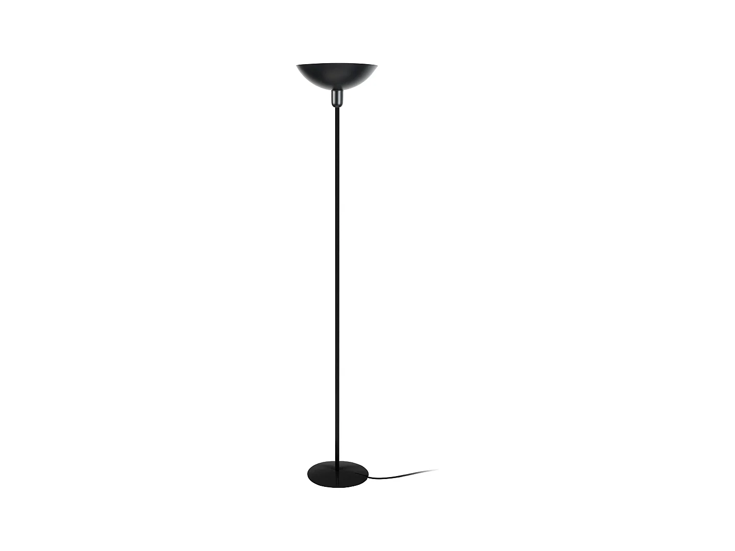 Lampadaire TOSEL ,métal,Noir ,H181xD 30x P 30cm