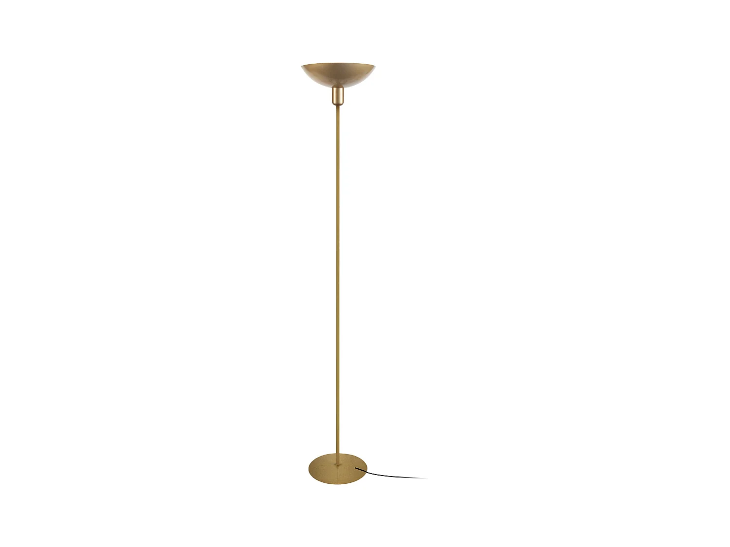 Lampadaire TOSEL ,métal,Doré ,H165xD30xP30 cm