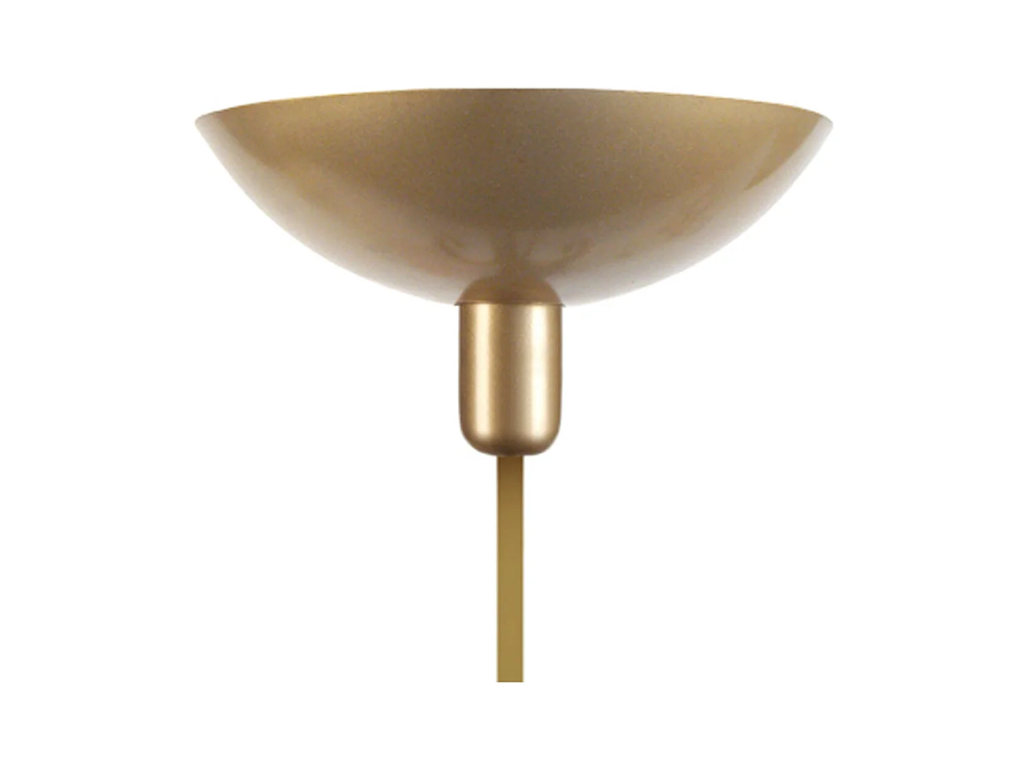 Lampadaire TOSEL ,métal,Doré ,H165xD30xP30 cm