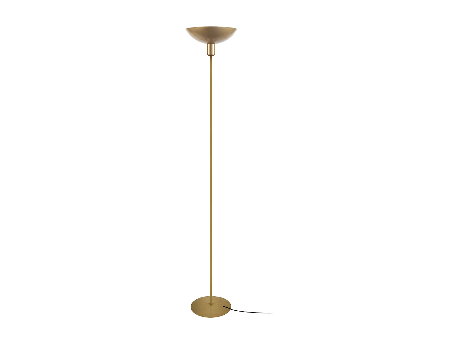 Lampadaire TOSEL ,métal,Doré ,H165xD30xP30 cm