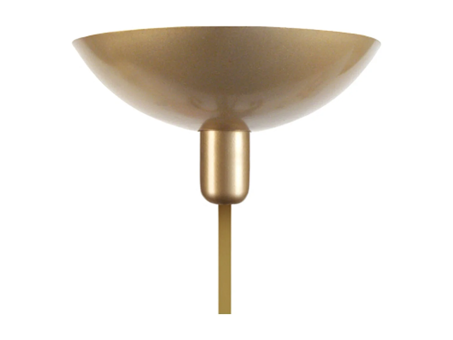 Lampadaire TOSEL ,métal,Doré ,H165xD30xP30 cm