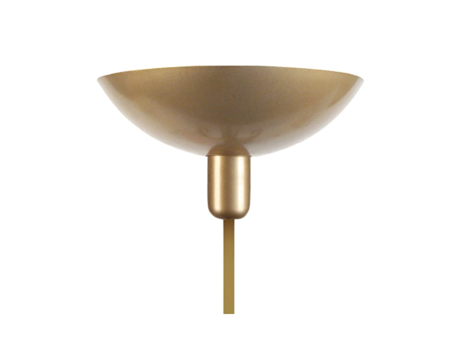 Lampada da terra metallo coluna DEMI LUNE oro  D'30 cm