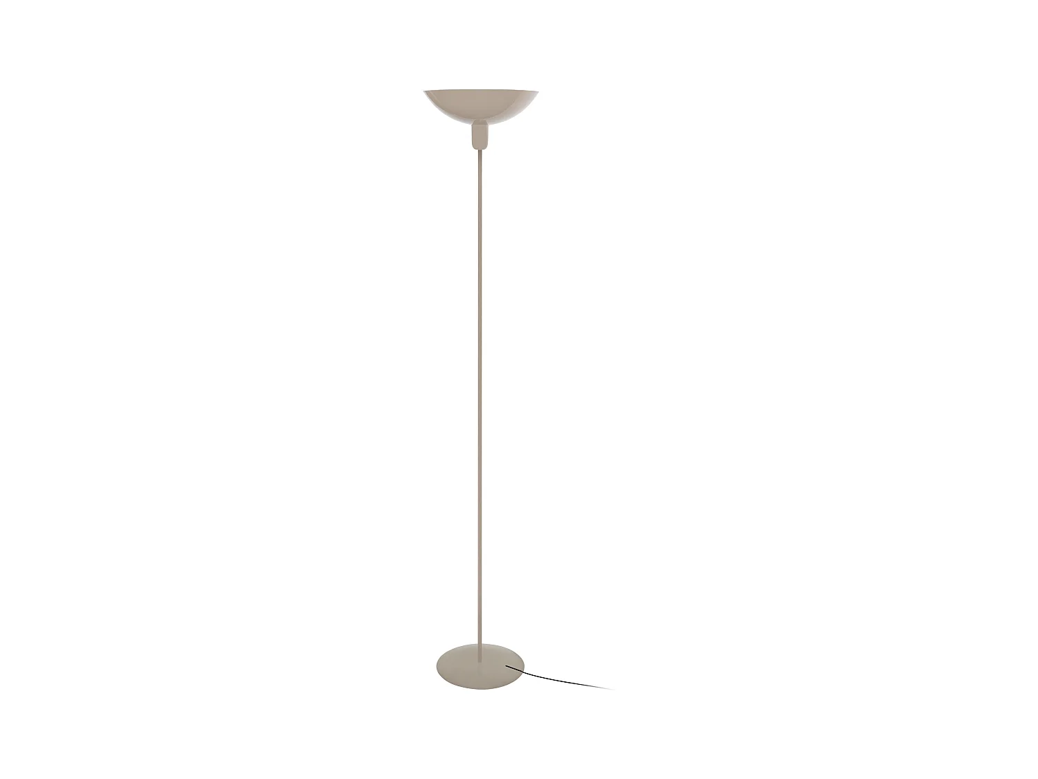 Lampadaire TOSEL ,métal,Gris ,H165xD30xP30cm