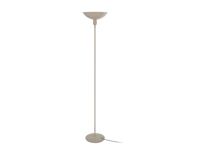 Lampadaire TOSEL ,métal,Gris ,H165xD30xP30cm