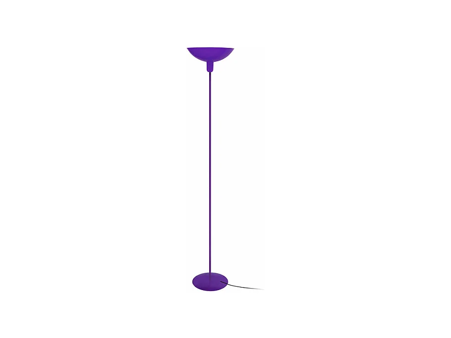 Lampadaire métal  violet 165 cm.