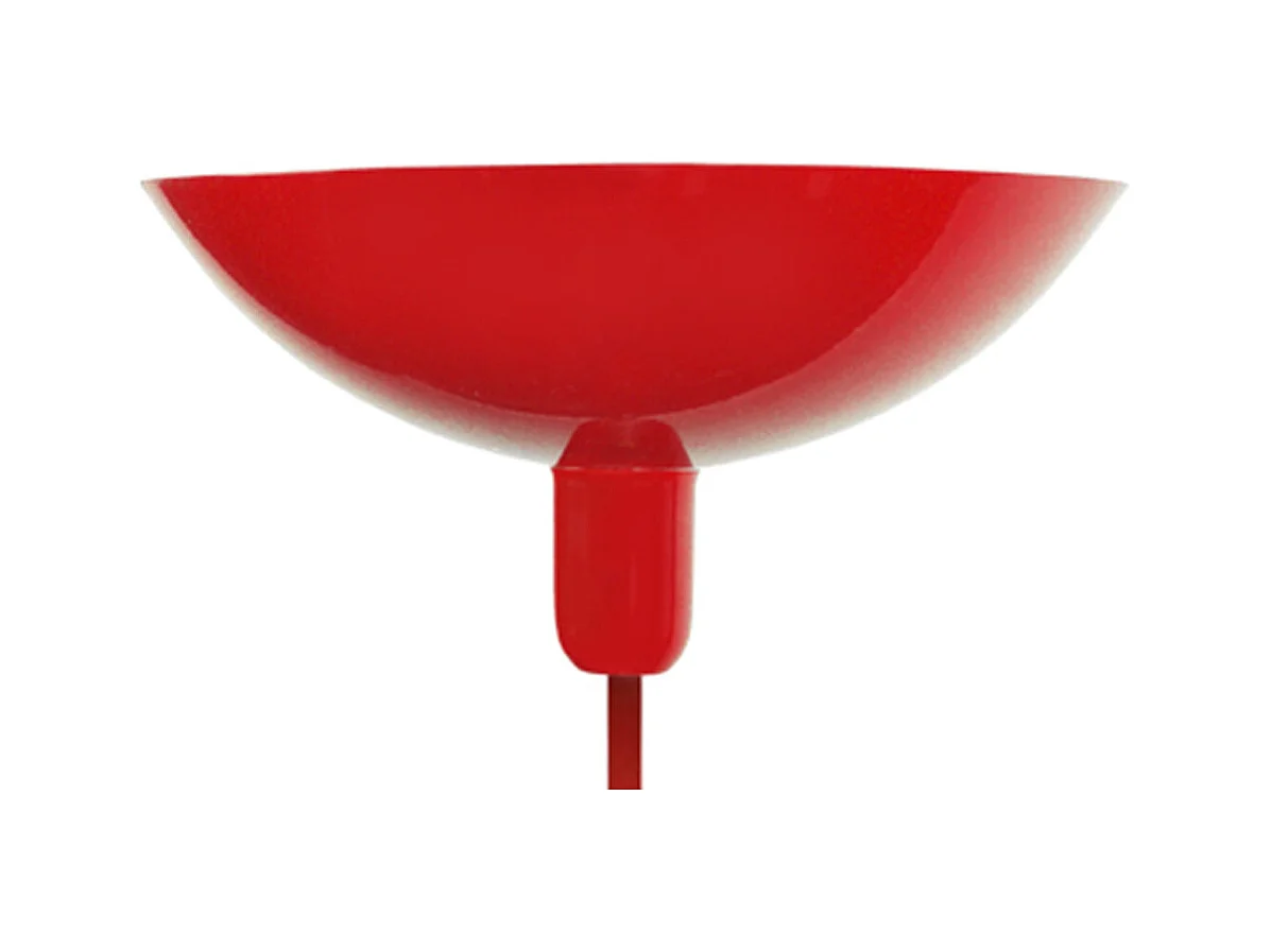 Lámpara de Pie TOSEL ,metal,Rojo,A 181xD 30x P 30cm