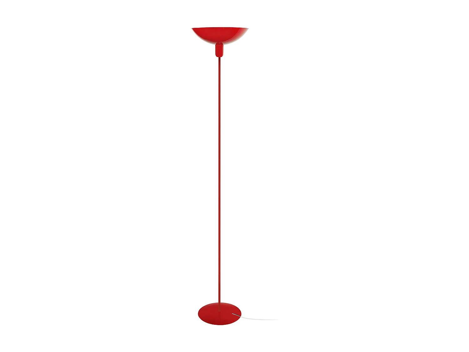 Lampadaire TOSEL ,métal,Rouge ,H 181xD 30x P 30cm
