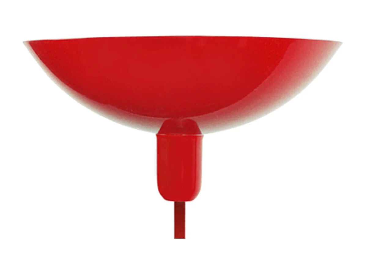 Lampadaire TOSEL ,métal,Rouge ,H 181xD 30x P 30cm