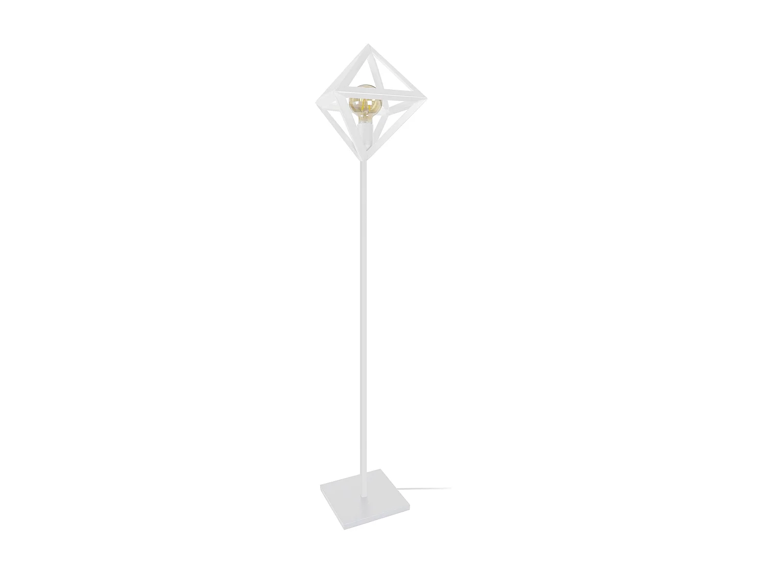 Abajur TOSEL CYLINDRIQUE 45A tecido cilindro branco D45 x H27  cm