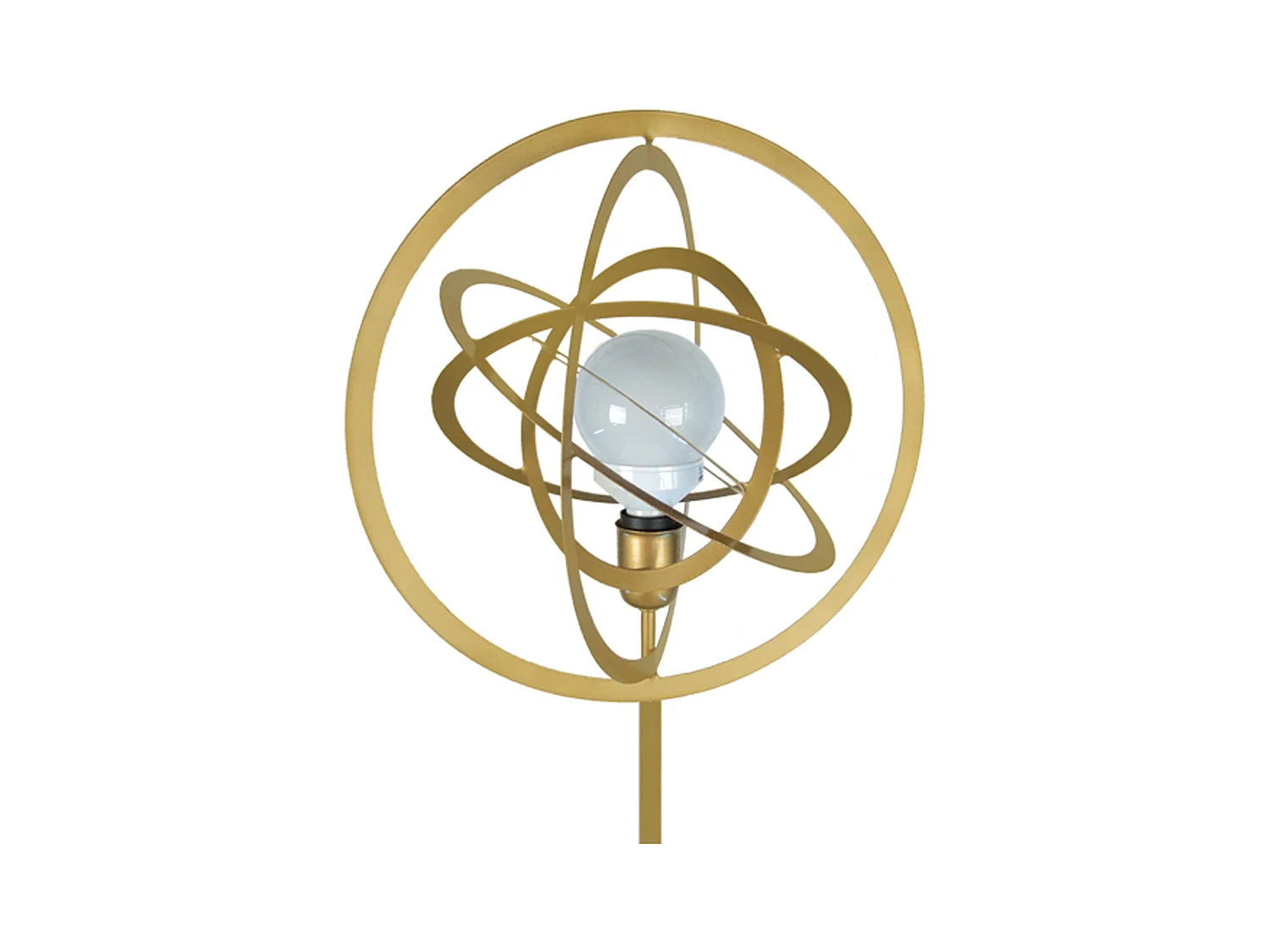 Lampadaire TOSEL ,métal,Doré ,H175xD40xP40cm