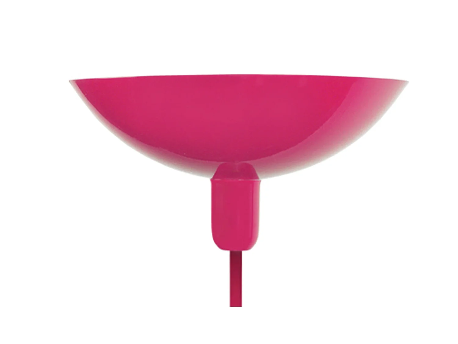 Lampada da terra metallo coluna DEMI LUNE rosa D'30 cm