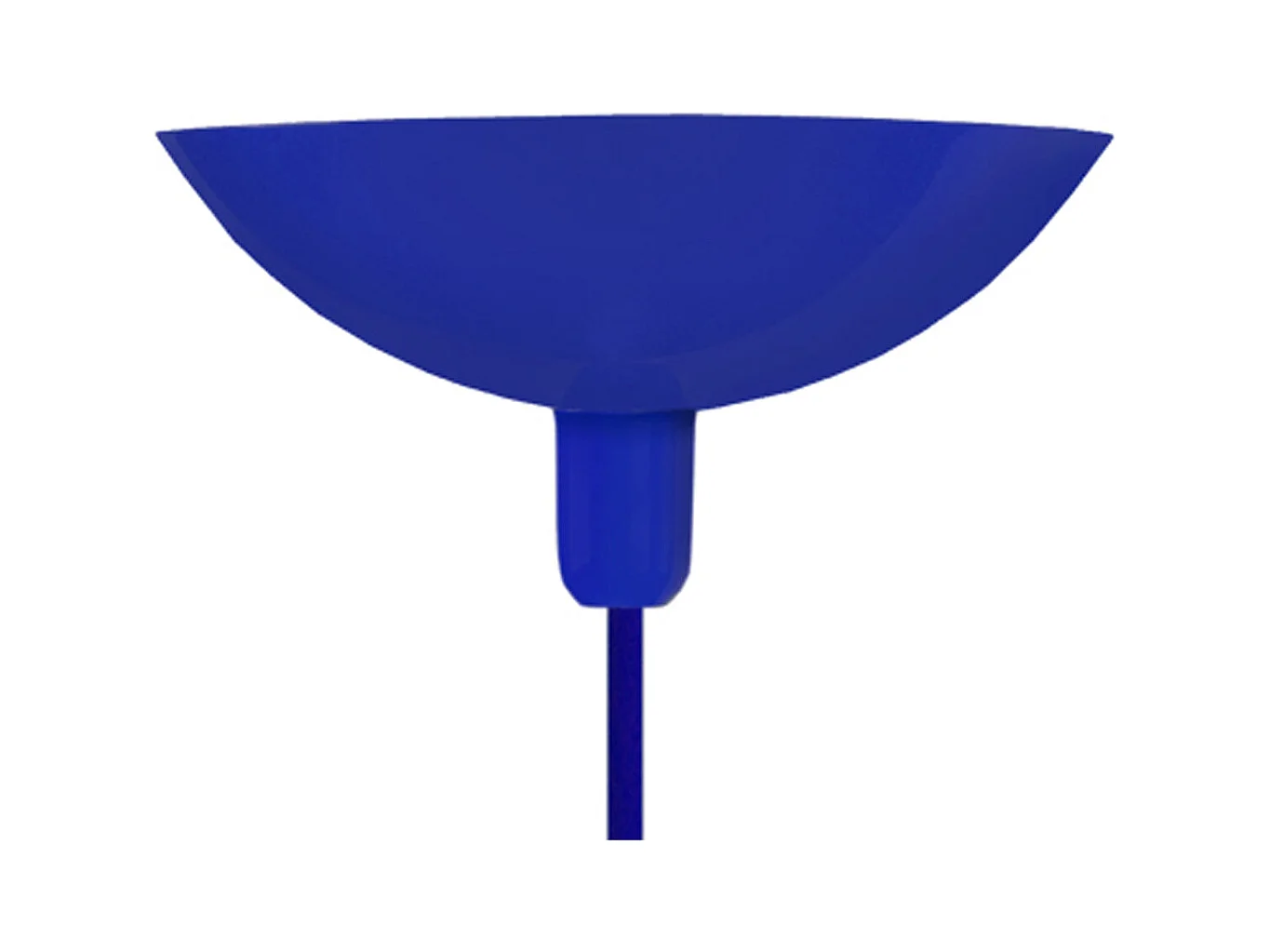 Lampadaire TOSEL ,métal,Bleu,H165xD30xP30cm