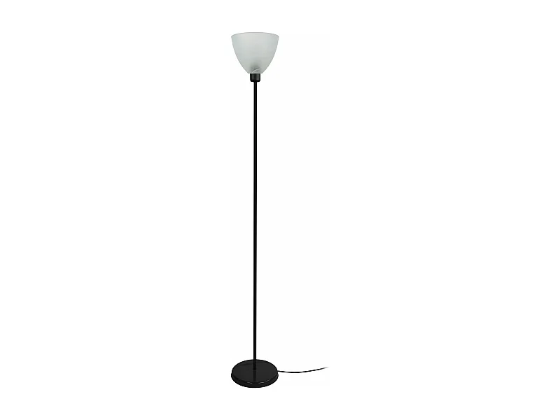 Candeeiro de Pé TOSEL NOIRON metal tripé preto D45 x  H160  cm