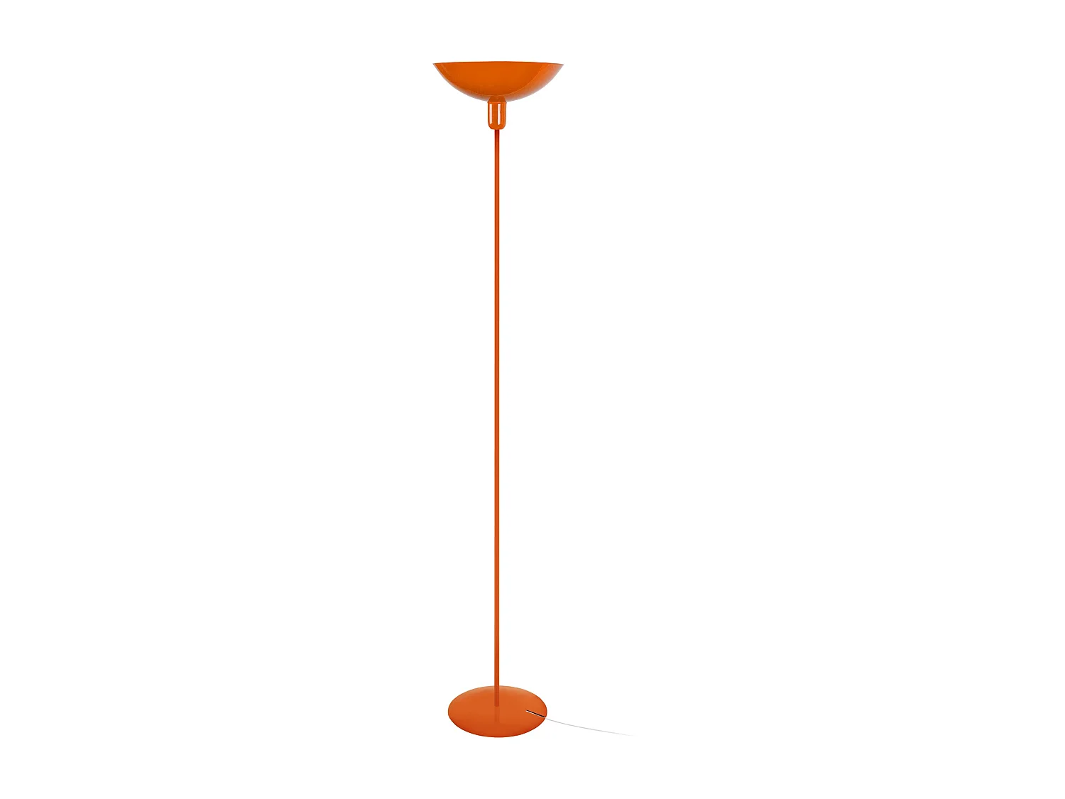 Lámpara de Pie TOSEL ,metal,Naranja,A165xD30xP30cm