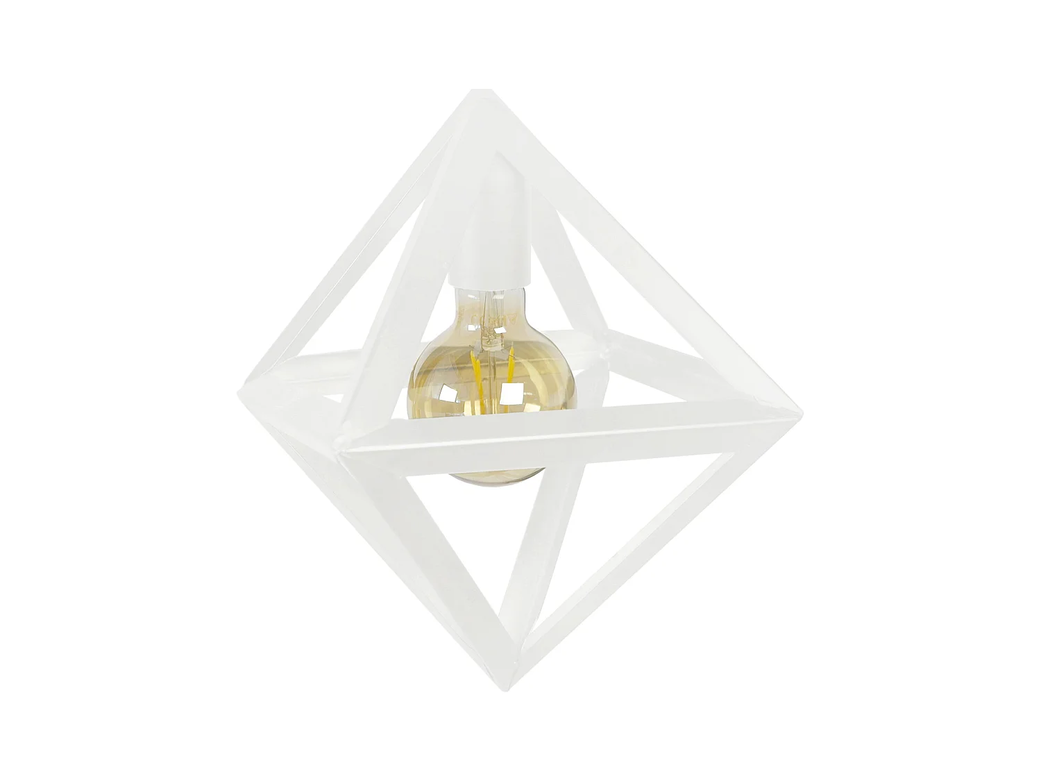 Plafón TOSEL ,metal,Blanco,A32xD30xP30cm