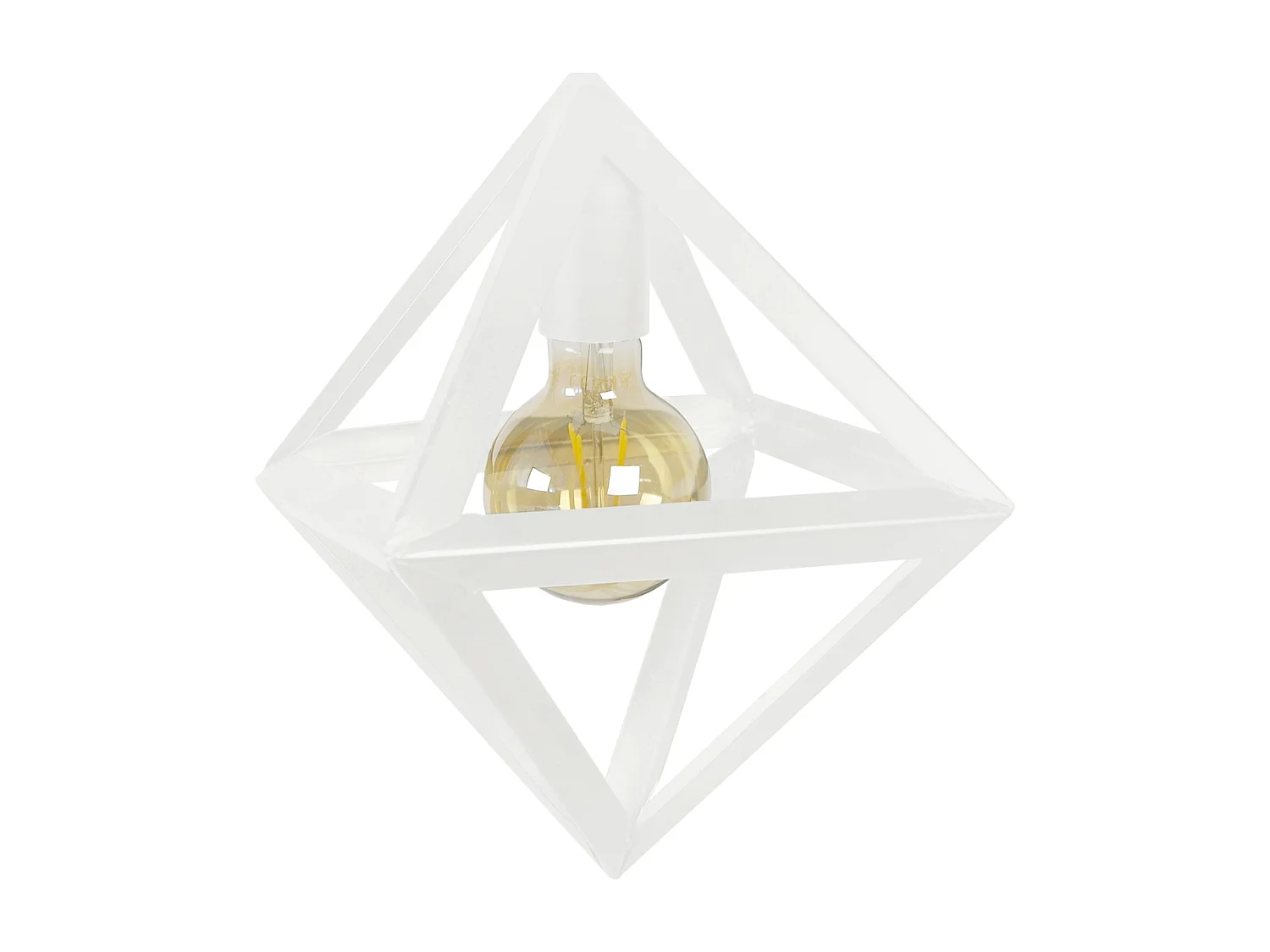 Plafón TOSEL ,metal,Blanco,A32xD30xP30cm