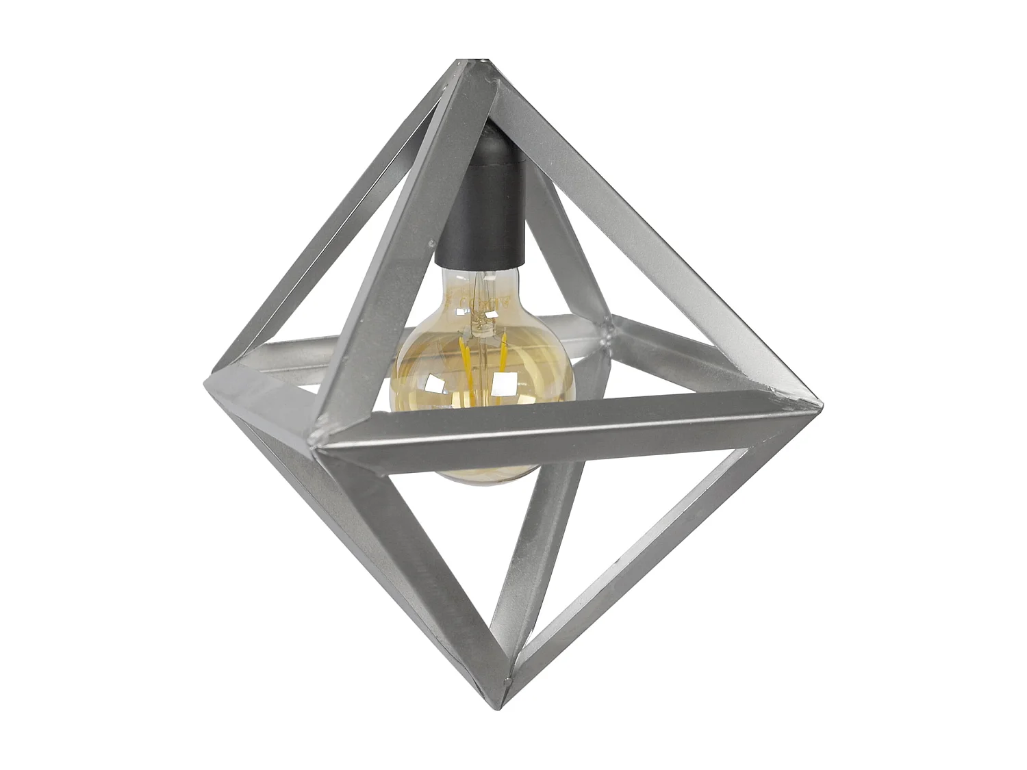 Plafonnier TOSEL ,métal,Aluminium,H32xD30xP30cm