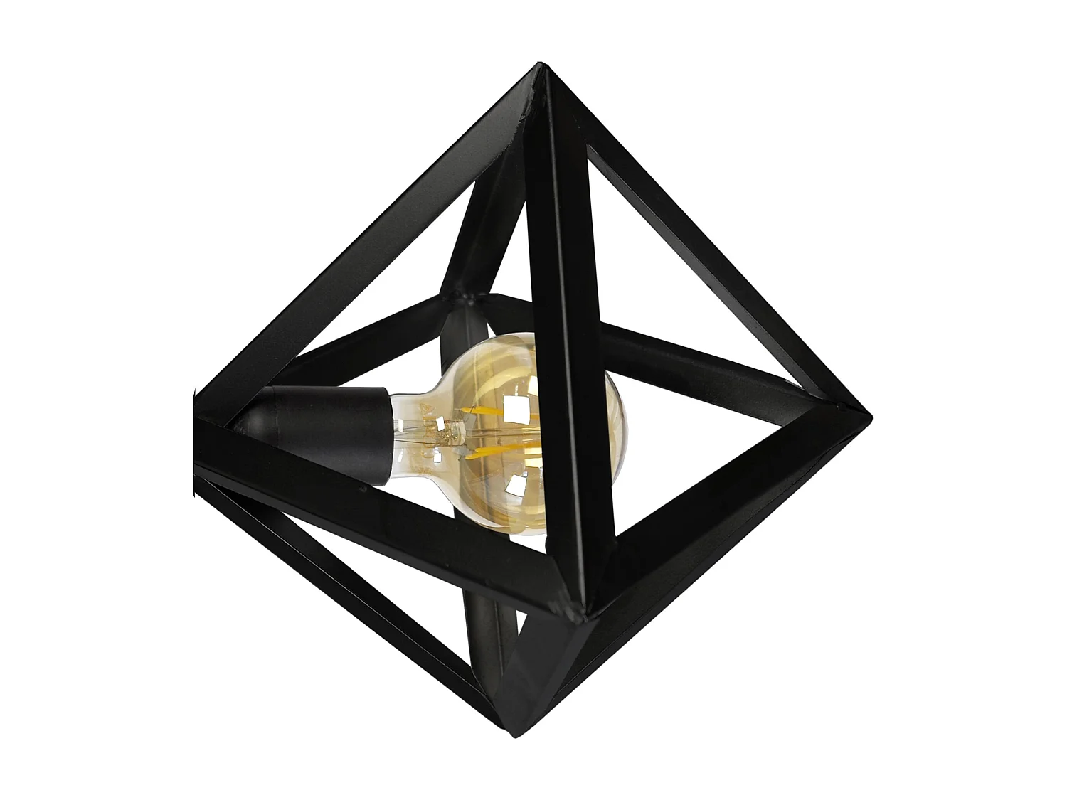 Aplique TOSEL ,metal,Negro ,A80xD24xP24cm