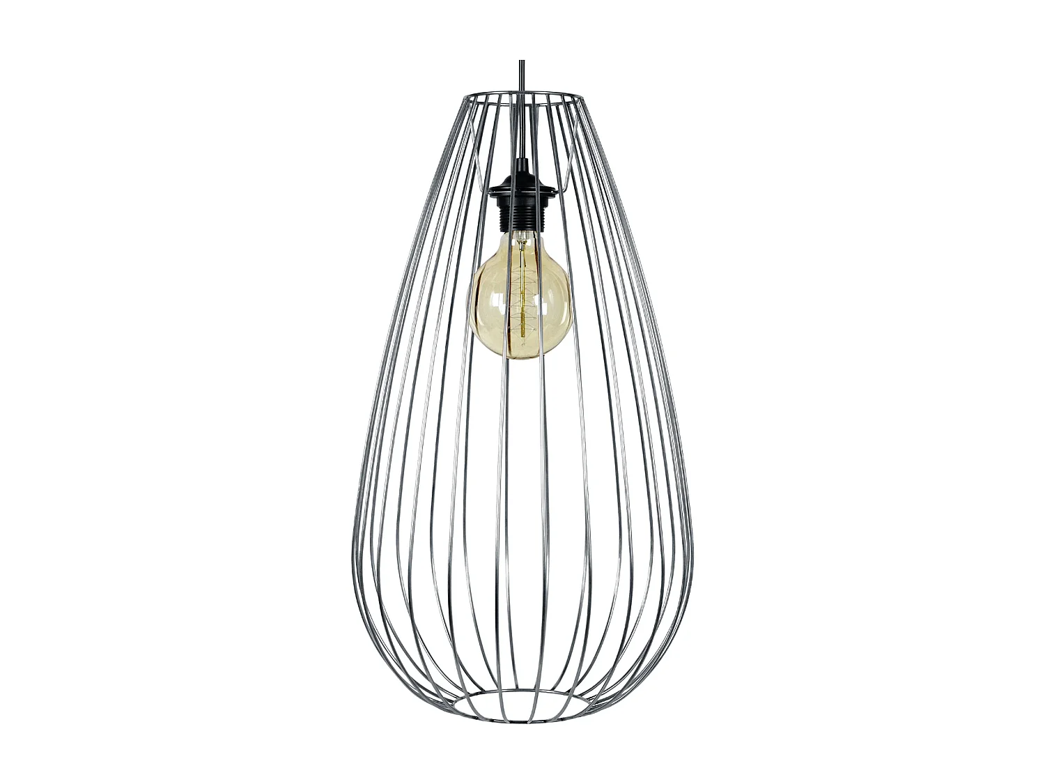 Suspension TOSEL ,métal,Aluminium,H112xD29,5xP29,5cm