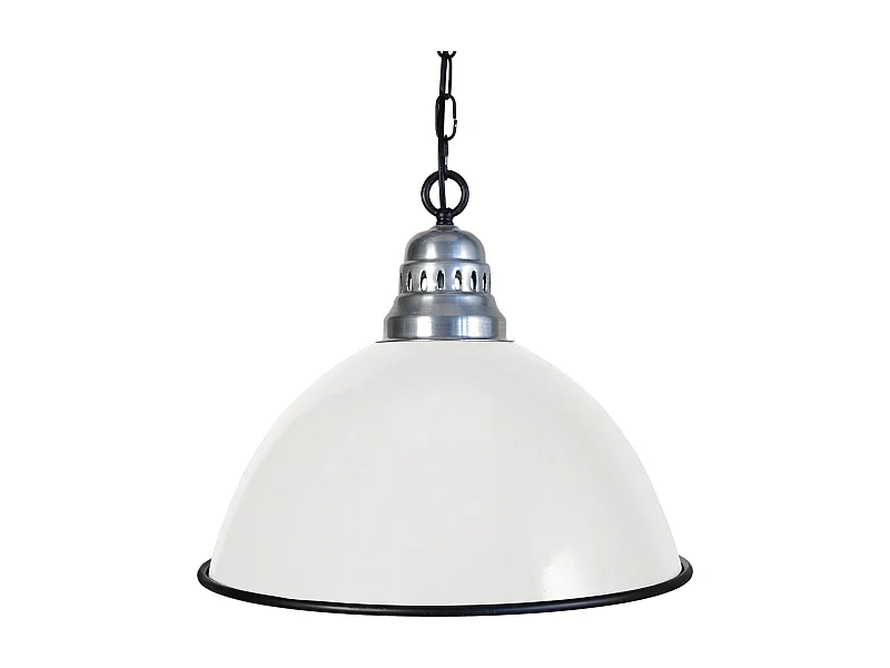 Suspensión  TOSEL ,metal,Blanco,A90xD44xP44cm