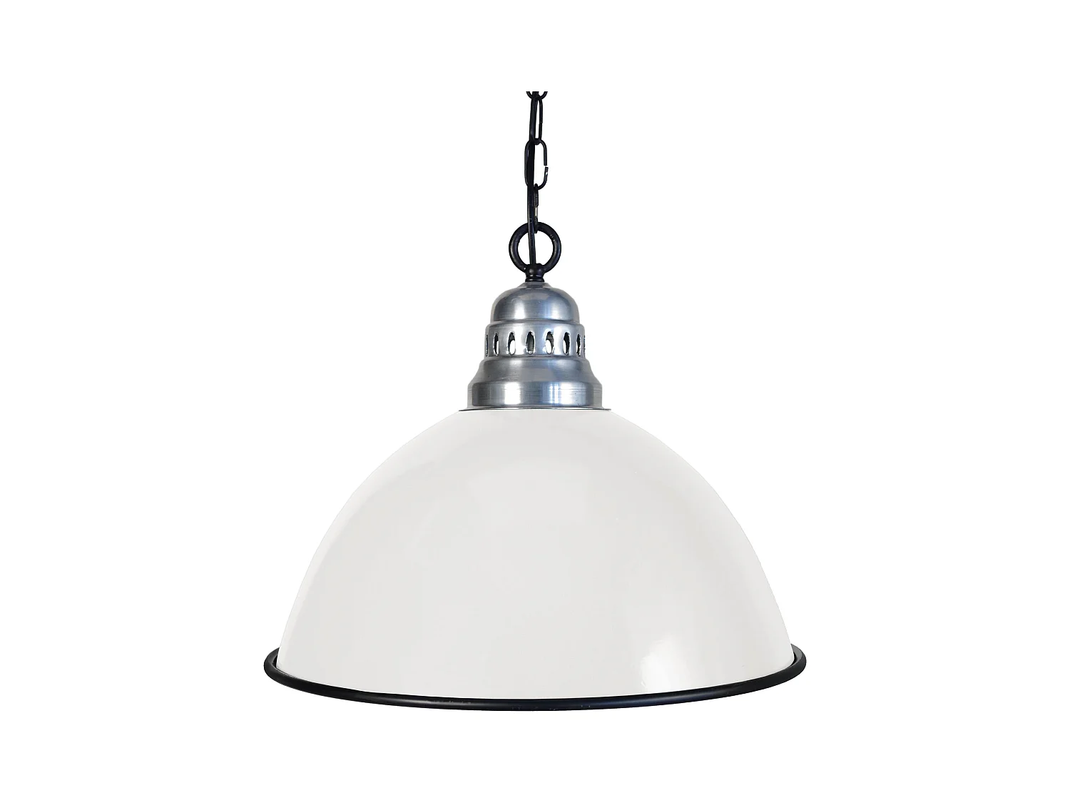 Suspensión  TOSEL ,metal,Blanco,A90xD44xP44cm