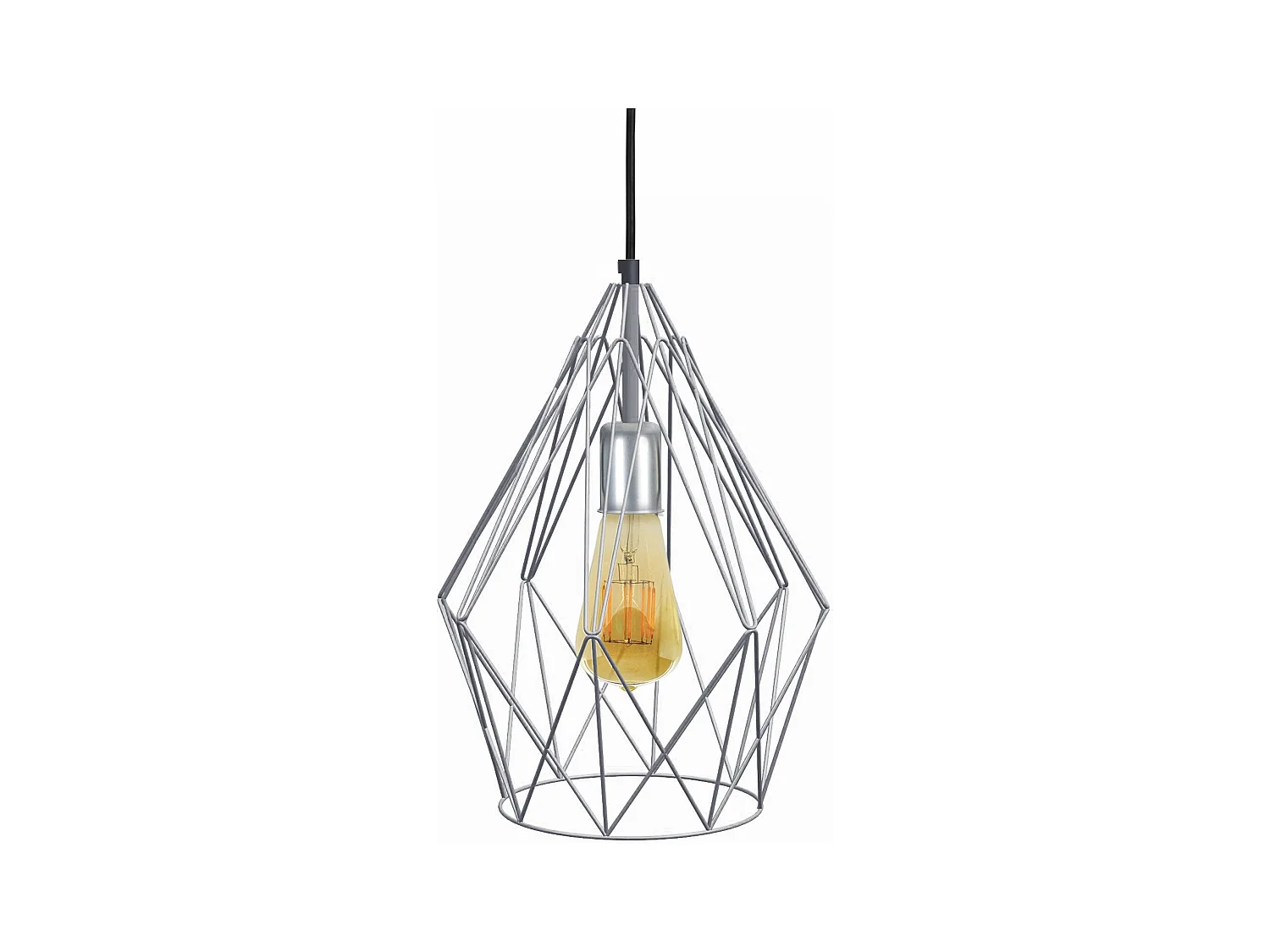 Suspensión  TOSEL ,metal,Aluminio ,A90xD35xP30cm