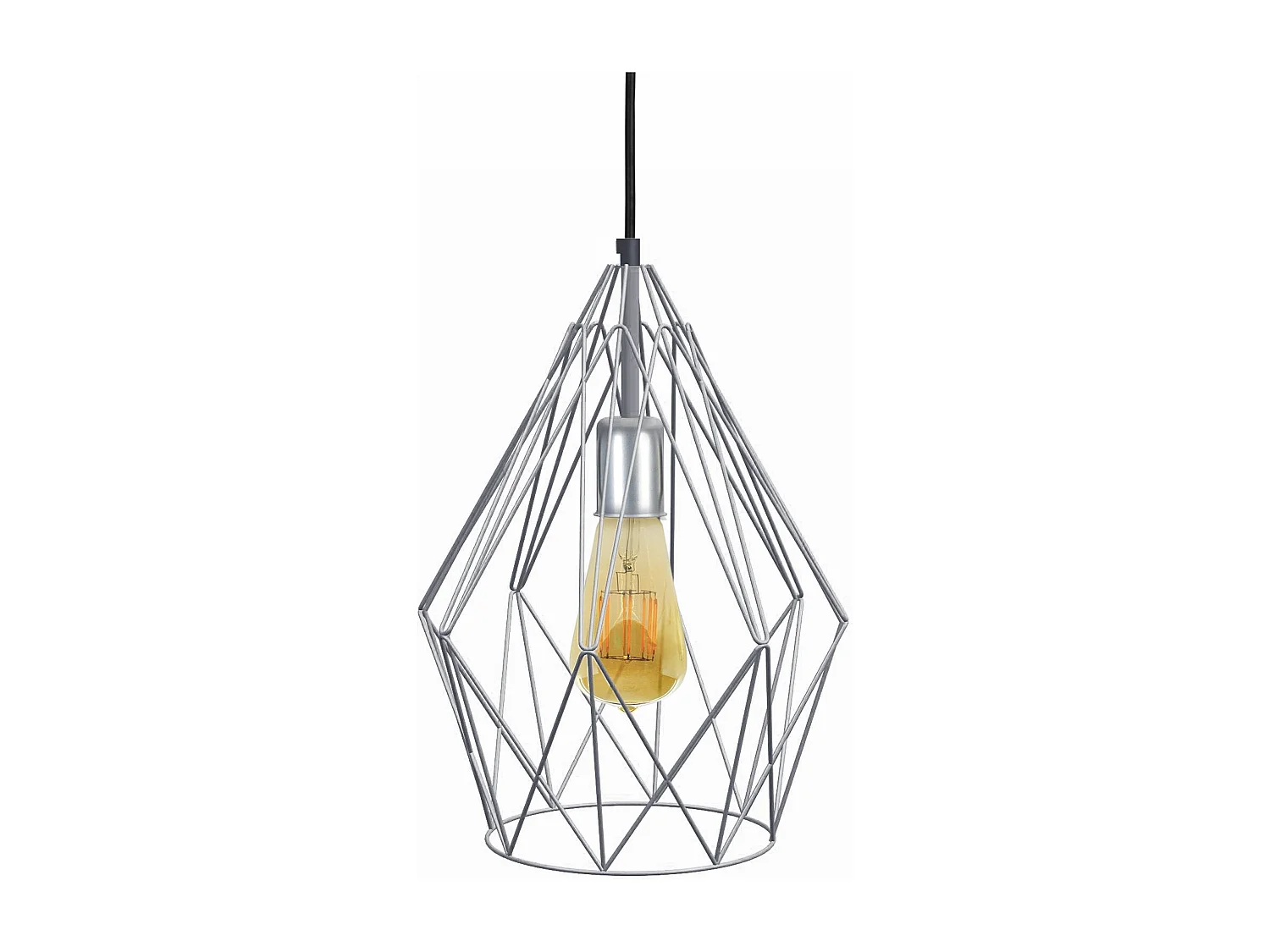 Suspension TOSEL ,métal,Aluminium,H90xD35xP30cm