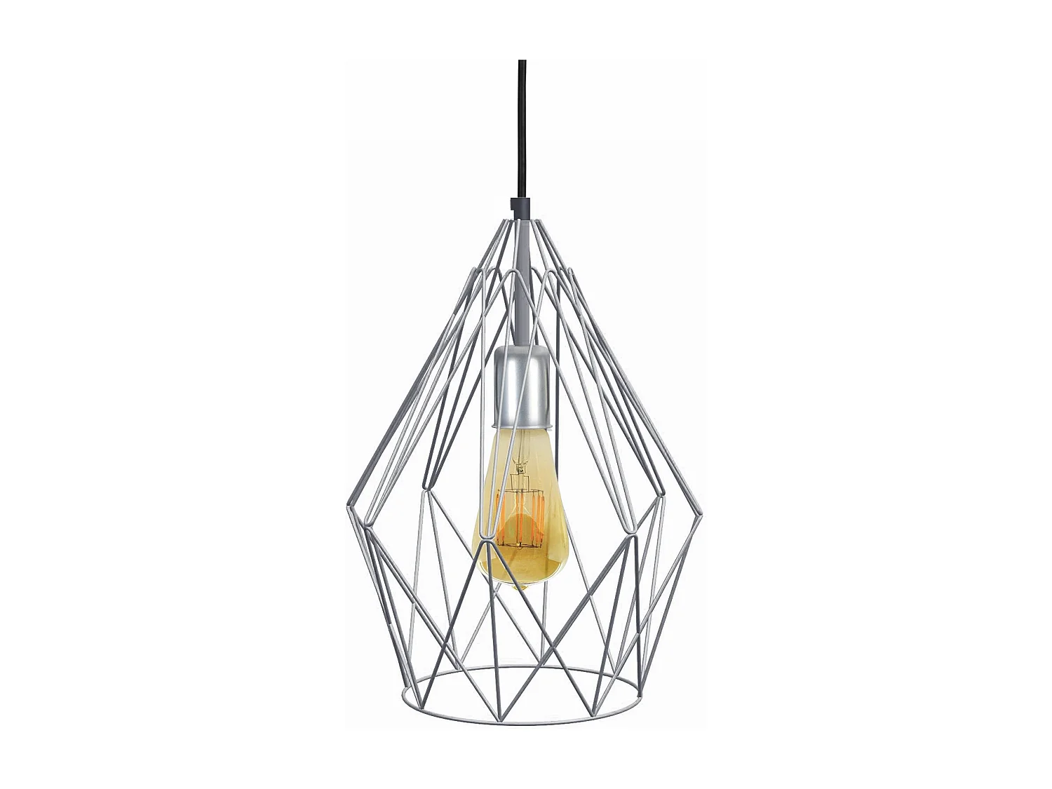 Suspension TOSEL ,métal,Aluminium,H90xD35xP30cm