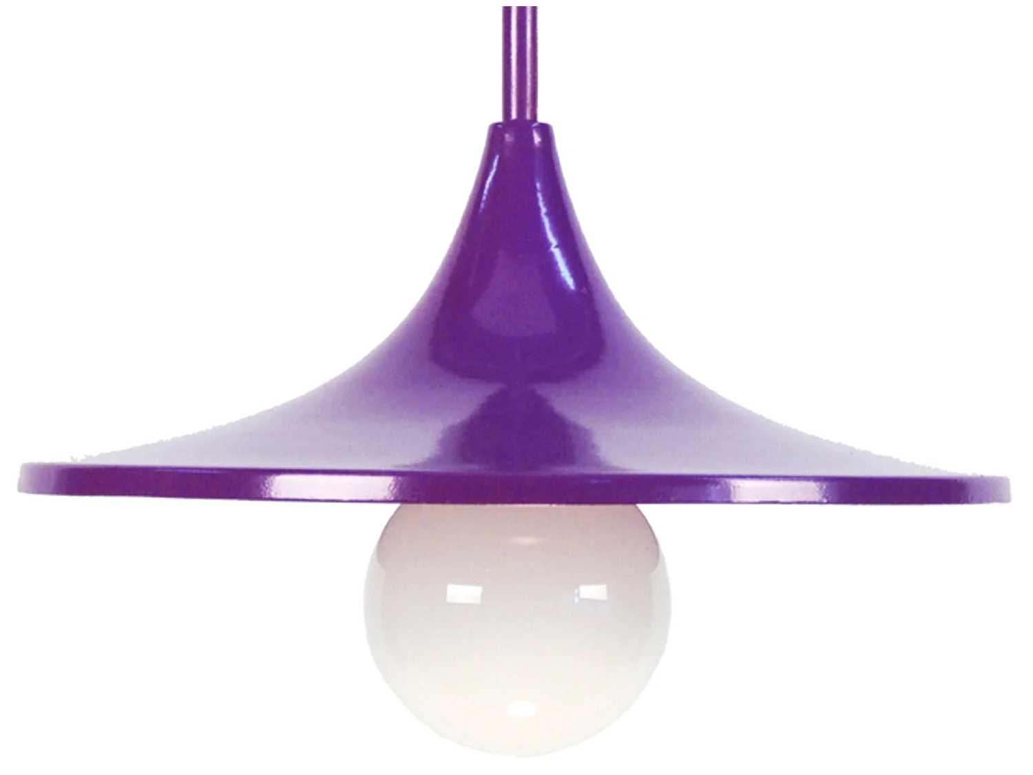 Lampadario a sospensione metallo  minareto  SUÈDOIS Viola  D27cm