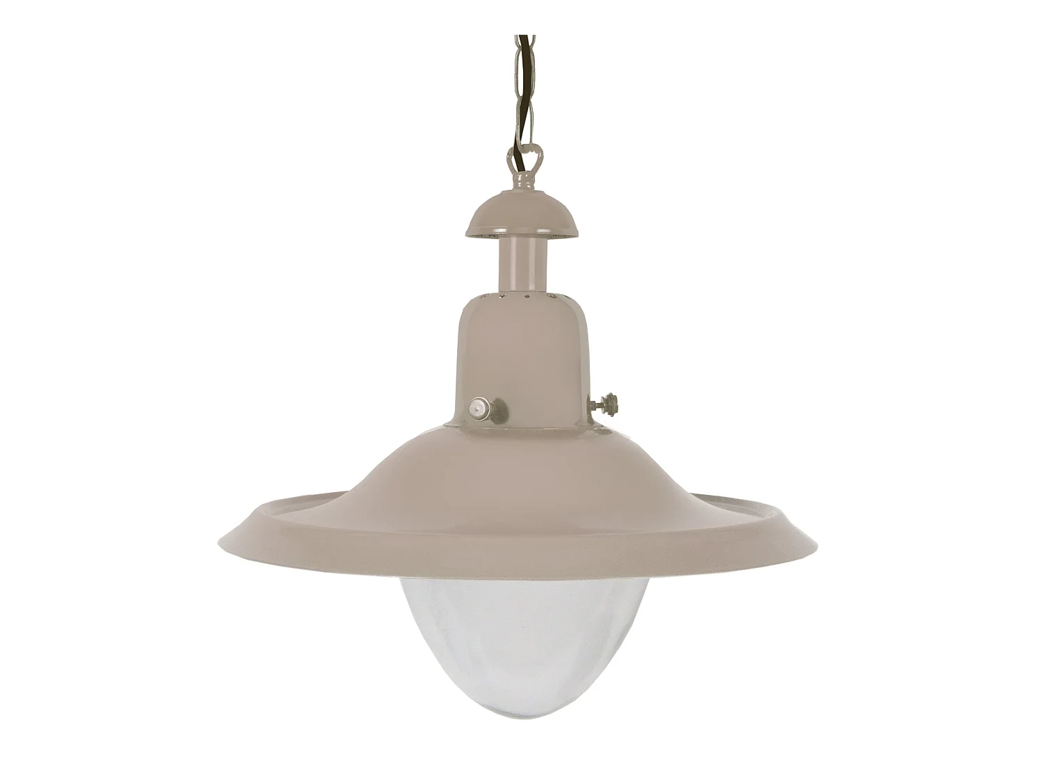 Suspensão TOSEL  MARINE B tecido conjunto laranja preto D38 x  H90  cm