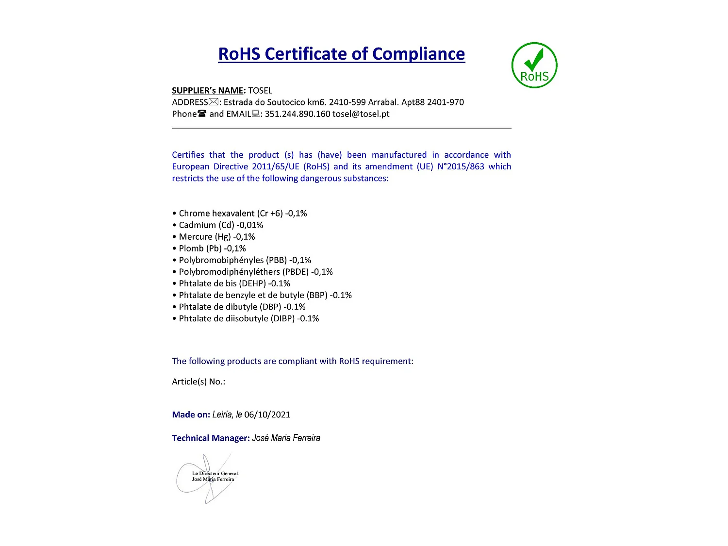 Suspensión  TOSEL ,metal ,AMARILLO,A100xD14xP14cm