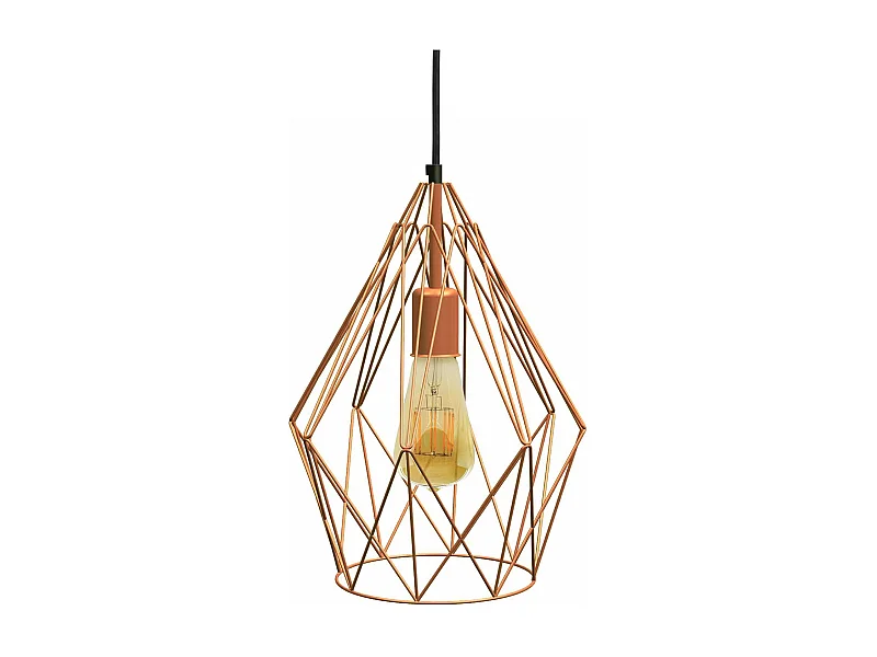 Suspension TOSEL ,métal,Cuivre ,H90xD35xP30cm